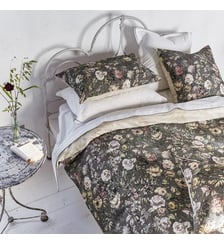 Housse de couette imprimée en satin de coton, MANSUR Designers Guild