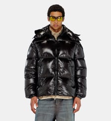 Doudoune avec capuche amovible Diesel
