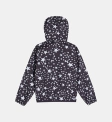 parka enfant Claude noire étoiles blanches agnès b. x K-way Agnès b.