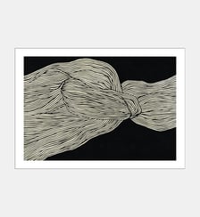Poster   The Line No 12 - The Poster Club x Rebecca Hein Poster & Frame