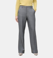 Pantalon podium - Motif uni - Viscose lenzing ecovero - Coupe droite Caroll