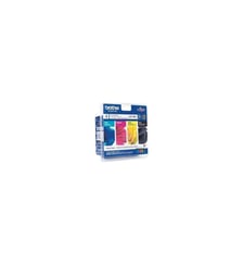 Cartouche d'encre Pack Multipack 4 Originales LC1100 (Noir + 3 Couleurs) - LC1100VAL Brother