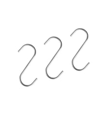 Lot de 2 patères en acier inoxydable murales OYOY