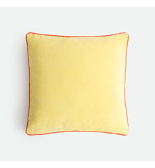 Housse de coussin bicolore carrée 50x50 cm, en velours La Redoute Interieurs