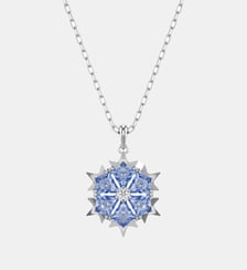 Pendentif Magic, Flocon de neige, Métal rhodié Swarovski
