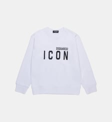 Sweat-shirt col ras du cou avec logo ICON Dsquared2