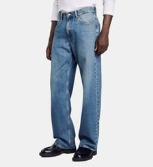 Jean ample taille haute en coton Sandro