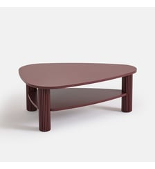 Table basse double plateau, en plaqué chêne et pin massif La Redoute Interieurs