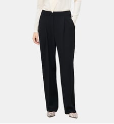 Pantalon padrienpl - Motif uni - Polyester Caroll