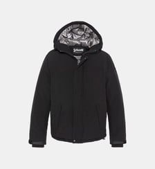 Blouson court technique à capuche Schott