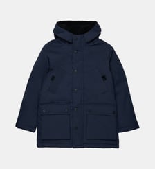 Veste rembourrée longue avec poches devant Diesel Kids