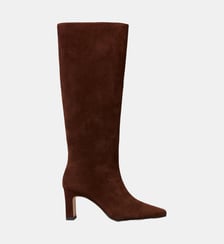 Bottes à talons cuir suède Claudie Pierlot