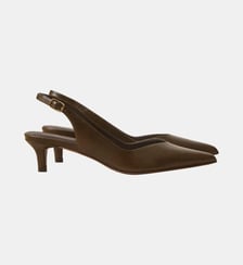 Slingbacks en cuir Numéro 417 Rivecour