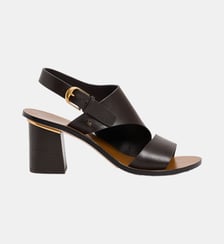 Sandales à talon en cuir Vanessa Bruno