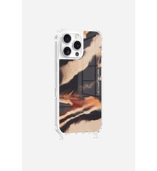 Coque de téléphone glossy antilope avec anneaux pour iPhone 16 Pro Max La Coque Française