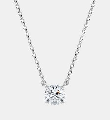 Pendentif Eternity, Diamants de synthèse 0,5 ct tw, Forme ronde, Argent sterling Swarovski