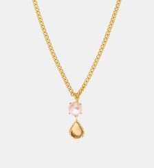 Collier pendentif   doré à l'or fin - Bysance Satellite