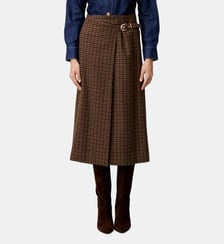 Jupe droite laine mélangée Claudie Pierlot