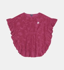 Poncho en éponge Roses Vilebrequin