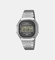 Montre Casio vintage Argenté, Gris A140WE-8AEF Casio