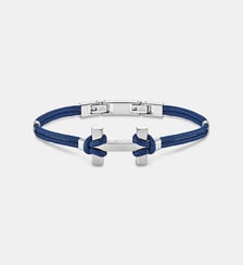 Bracelet cordon Amarrage Bleu foncé BH24ABBM-PAR Herbelin