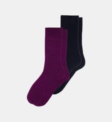 Lot de 2 chaussettes mi-hautes en mohair Le Slip Francais