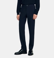 Pantalon ajusté tissu technique Sandro