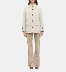 Manteau court en laine et alpaga - ALAY Gerard Darel