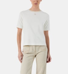 T-shirt en coton et lurex doré - MAVIE Gerard Darel