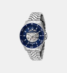 Montre automatique Sfida Bleu R8823140011 Maserati