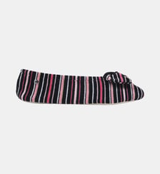 Chaussons ballerines velours félin et noeud-Léopard-41/42 Isotoner