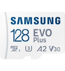 Carte Micro SD 128Go Evo plus avec adaptateur Samsung