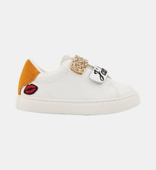 Baskets Enfant En Cuir Mini Edith J'adore Papi Bons Baisers