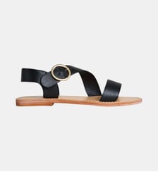 Sandales plates Wablo en cuir Jonak