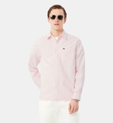 Chemise regular fit Oxford rayée avec poche Lacoste