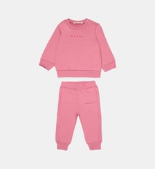 Ensemble de survêtements en polaire avec logo institutionnel Marni