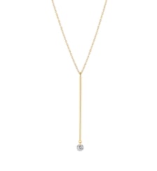 Sautoir MAJORETTE - Diamant 0,20ct - Or jaune 750‰ La Brune & La Blonde