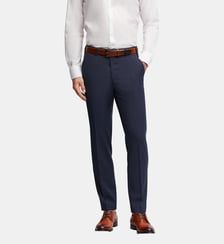 Pantalon de costume en laine regular Per Digel