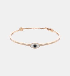 Bracelet-jonc Symbolica, Œil, Doré à l’or rose 18 carats (750/1000) Swarovski