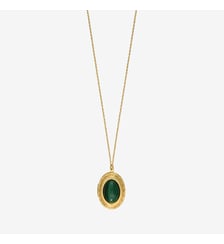 Collier doré cornaline/camee oval - eden Caroline Najman