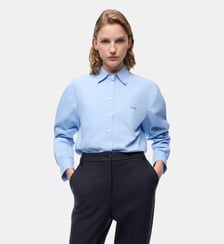 Chemise boxy en popeline Pinko