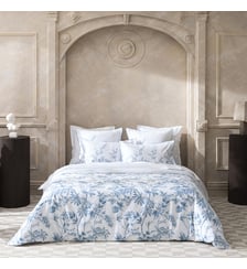 Housse de couette imprimée en satin de coton bio, AMBOISE Alexandre Turpault