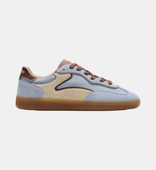 Baskets basses Park Light Blue en nylon et en daim Hoff