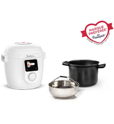 Cookeo CE8211F0 Cookeo Simplicity Blanc - 6L (jusqu'à 6 personnes) - 150 recettes Moulinex