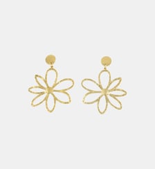 Boucles d'oreilles pendantes fleurs Acier inoxydable Balaboosté