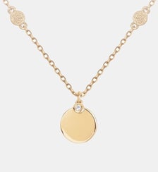 Collier chaîne États d'Âme en Plaqué Or avec diamant blanc La Garçonne Diamant