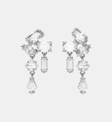 Pendants d'oreilles Mesmera, Métal rhodié Swarovski