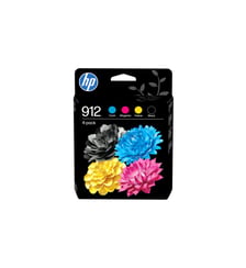 Cartouche d'encre 912 noir + 3 couleurs HP