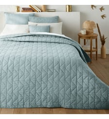 Couvre lit boutis matelassé coton Zig Zag Scenario La Redoute Interieurs