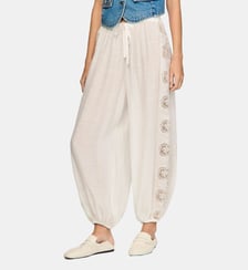 Pantalon large créponné Sandro